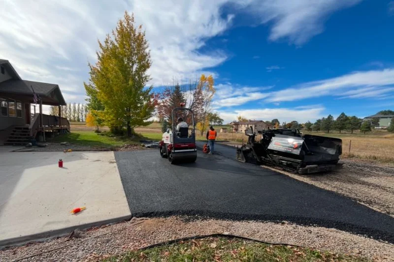 VDB Construction equipment on active job site in Southwest Colorado